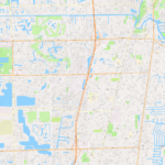 Deerfield Beach   Modern Atlas Vector Map | Boundless Maps Throughout Map Of Florida Deerfield Beach