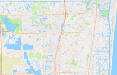 Deerfield Beach - Modern Atlas Vector Map | Boundless Maps throughout Map of Florida Deerfield Beach