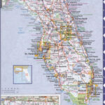 Detailed Roads Map Of Florida. Map Of Florida With Cities And With Highway Map Of Florida State