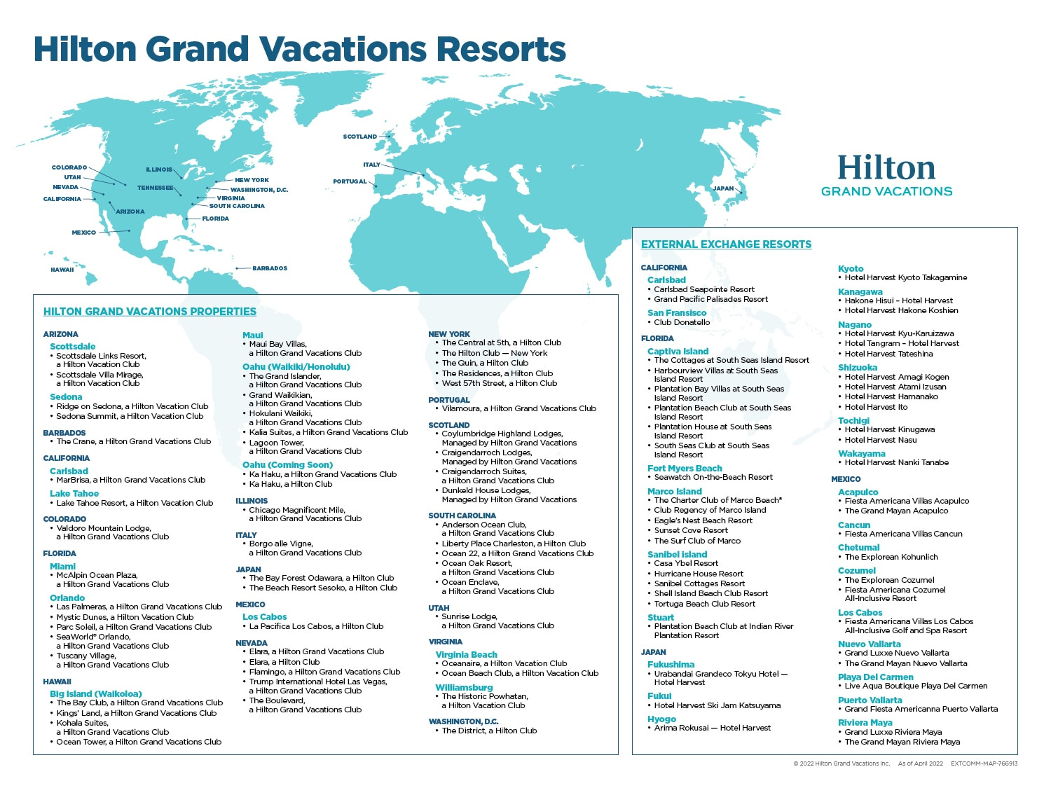 Development | Hilton Grand Vacations intended for Map of Hilton Hotels in Florida