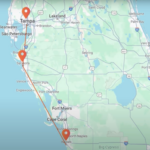 Discovering The Best Waterfront Area On Florida'S Gulf Coast Inside Map Of Sarasota And Tampa Florida