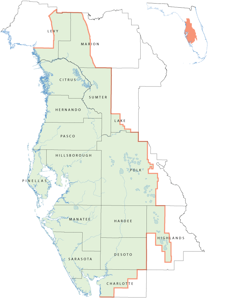 District Maps | Watermatters with regard to Map Of Florida Water Management Districts