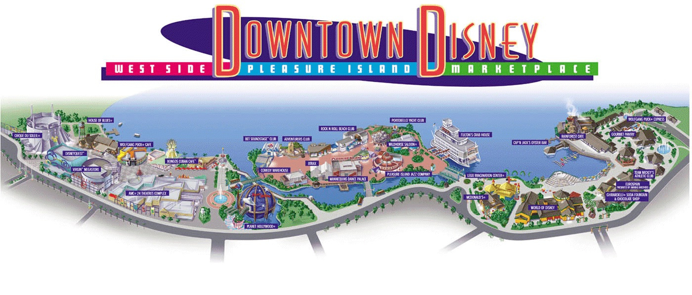 Downtown Disney Review - My Mommy Flies inside Map Of Downtown Disney Orlando Florida