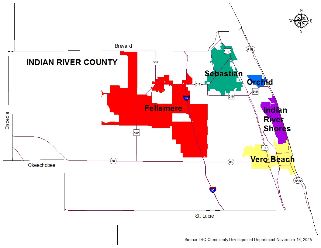 Economic Development Indian River County Chamber Of Commerce Florida in Map of Indian River County Florida