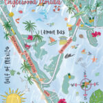 Englewood Florida Map   Etsy.de Inside Map Of Englewood Florida Beaches