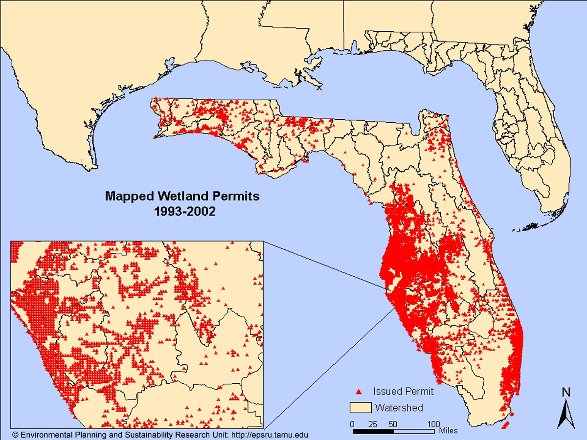 Environmental Research And Sustainability Laboratory pertaining to Map of Wetlands in Florida