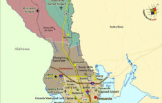 Escambia County Map, Florida with regard to Map Of Escambia County Florida