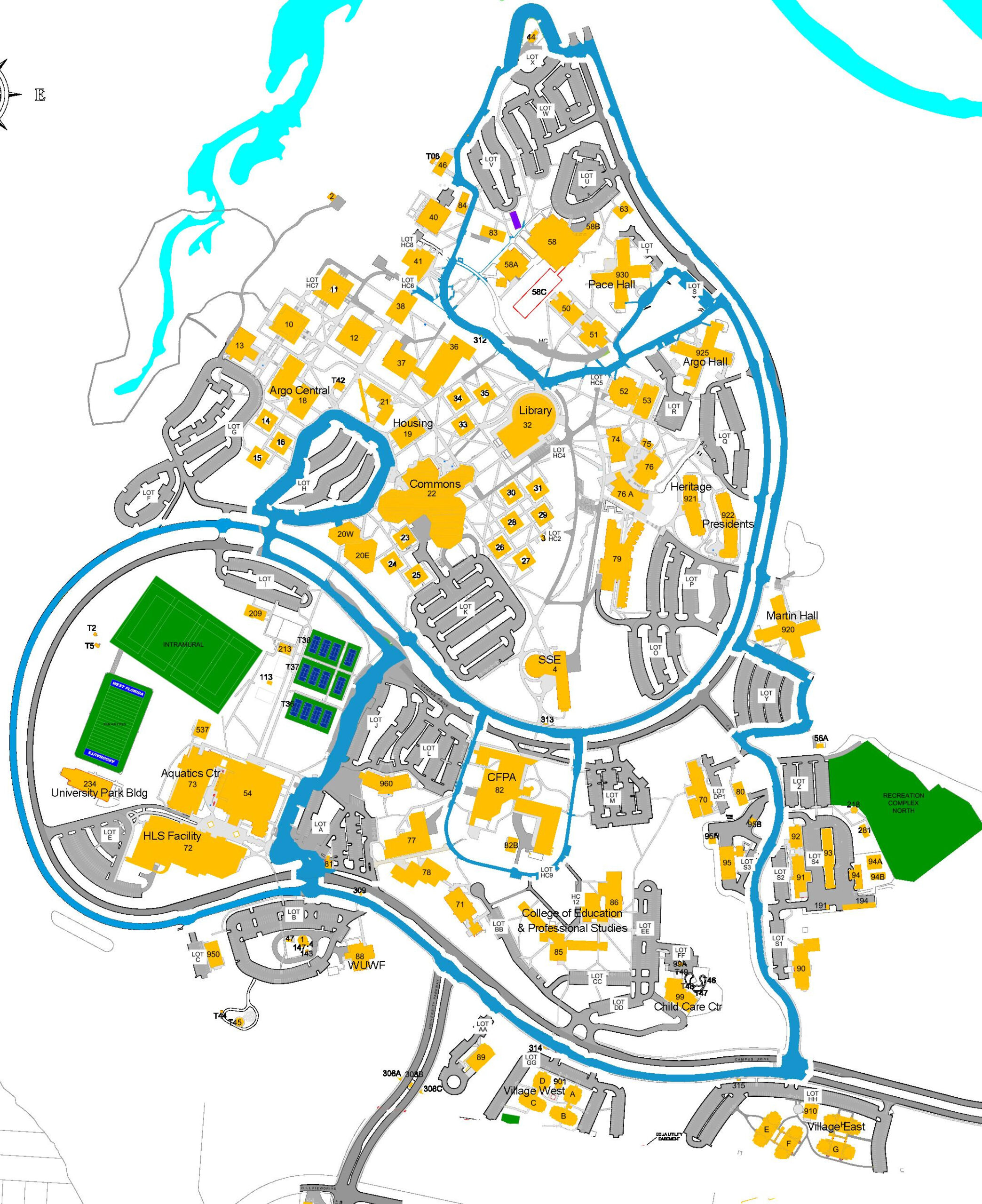 Essential Campus Services 2024-2025Hcrusberg - Issuu within University of West Florida Campus Map