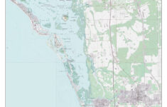 Estero Bay And Bonita Springs, Florida 1988 Old Topo Map - A in Map Of Bonita Bay Florida