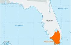 Everglades | Location, Florida, Ecosystem, &amp; Facts | Britannica in Everglades On Map Of Florida