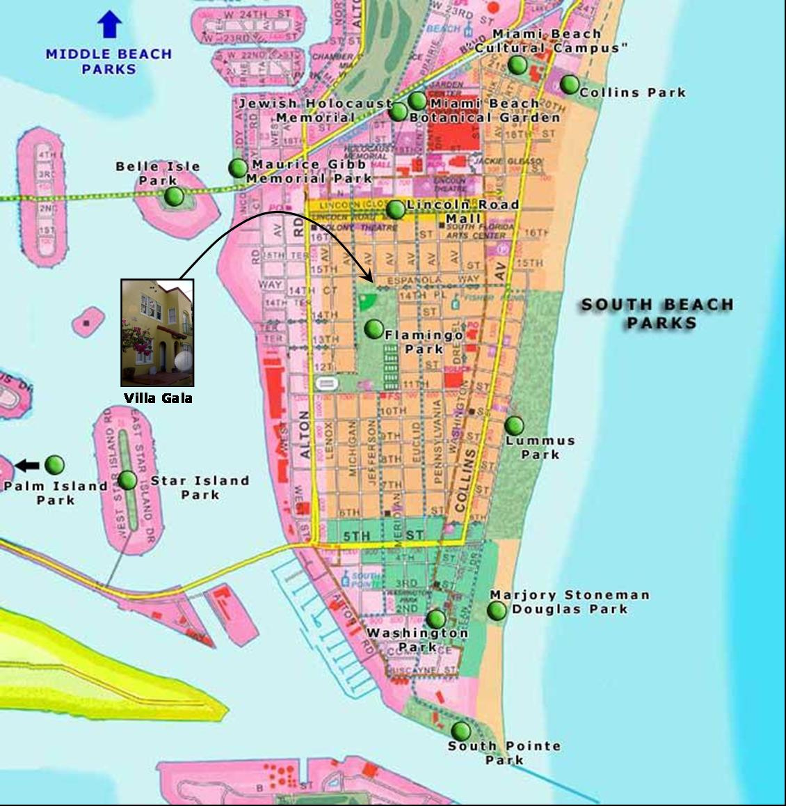 Exotic Places In The World: South Beach Miami intended for Map Of Hotels In South Beach Florida