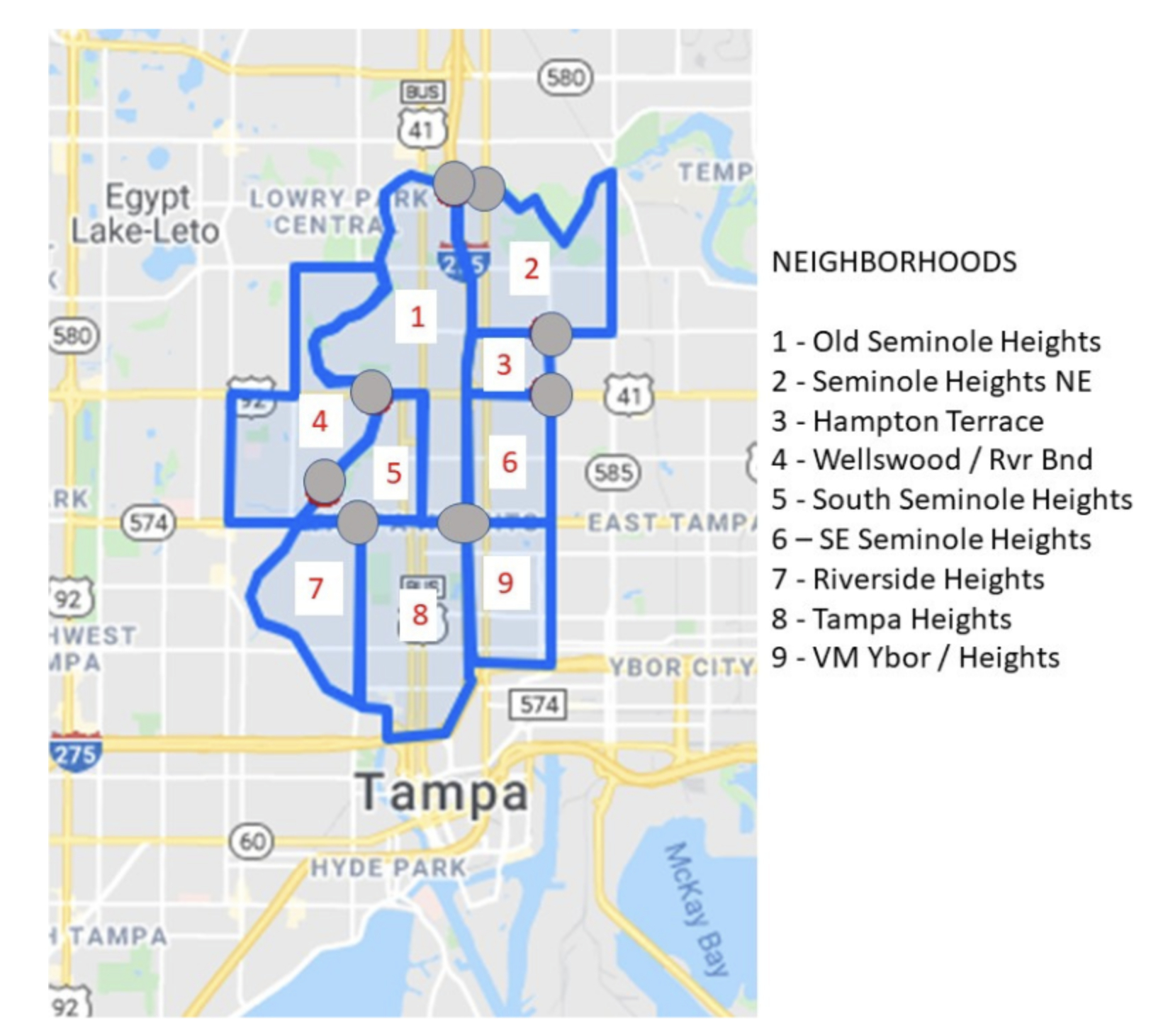 Explore The Heights | Discover Local Style Today — Salon Cypress intended for Map Of Seminole Heights Tampa Florida