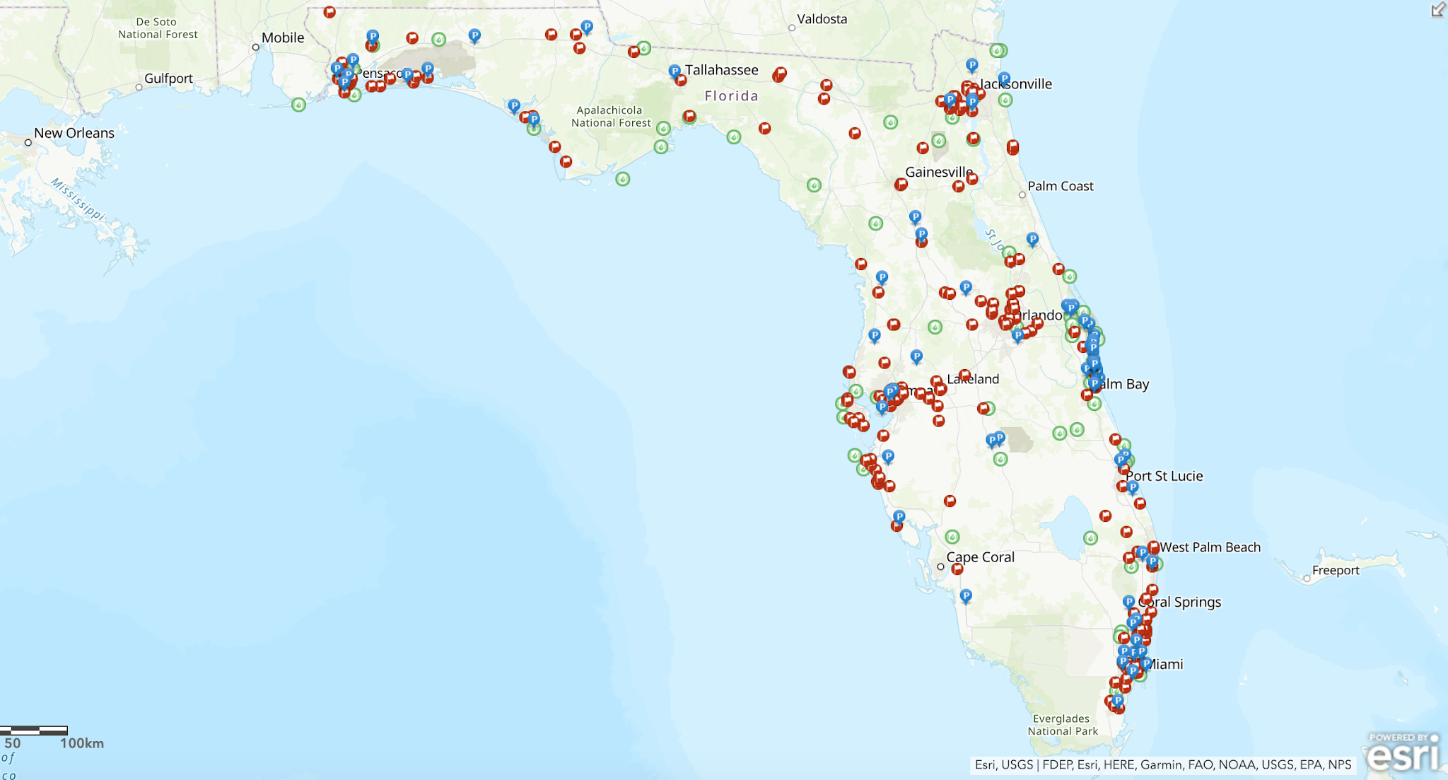 Fight For Zero Publishes Interactive Pollution Map Of Florida for Map Of Cancer Clusters In Florida