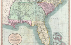 File:1806 Cary Map Of Florida, Georgia, North Carolina, South regarding Map of Florida Georgia Border