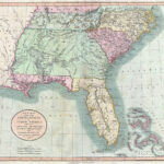File:1806 Cary Map Of Florida, Georgia, North Carolina, South With Regard To Map Of Georgia Florida Border