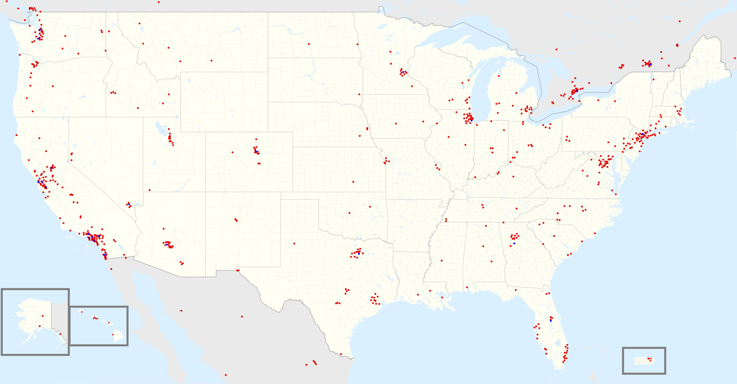 File:costco Footprint Map Usa 2021-01 - Wikimedia Commons with Map Of Costco Locations In Florida