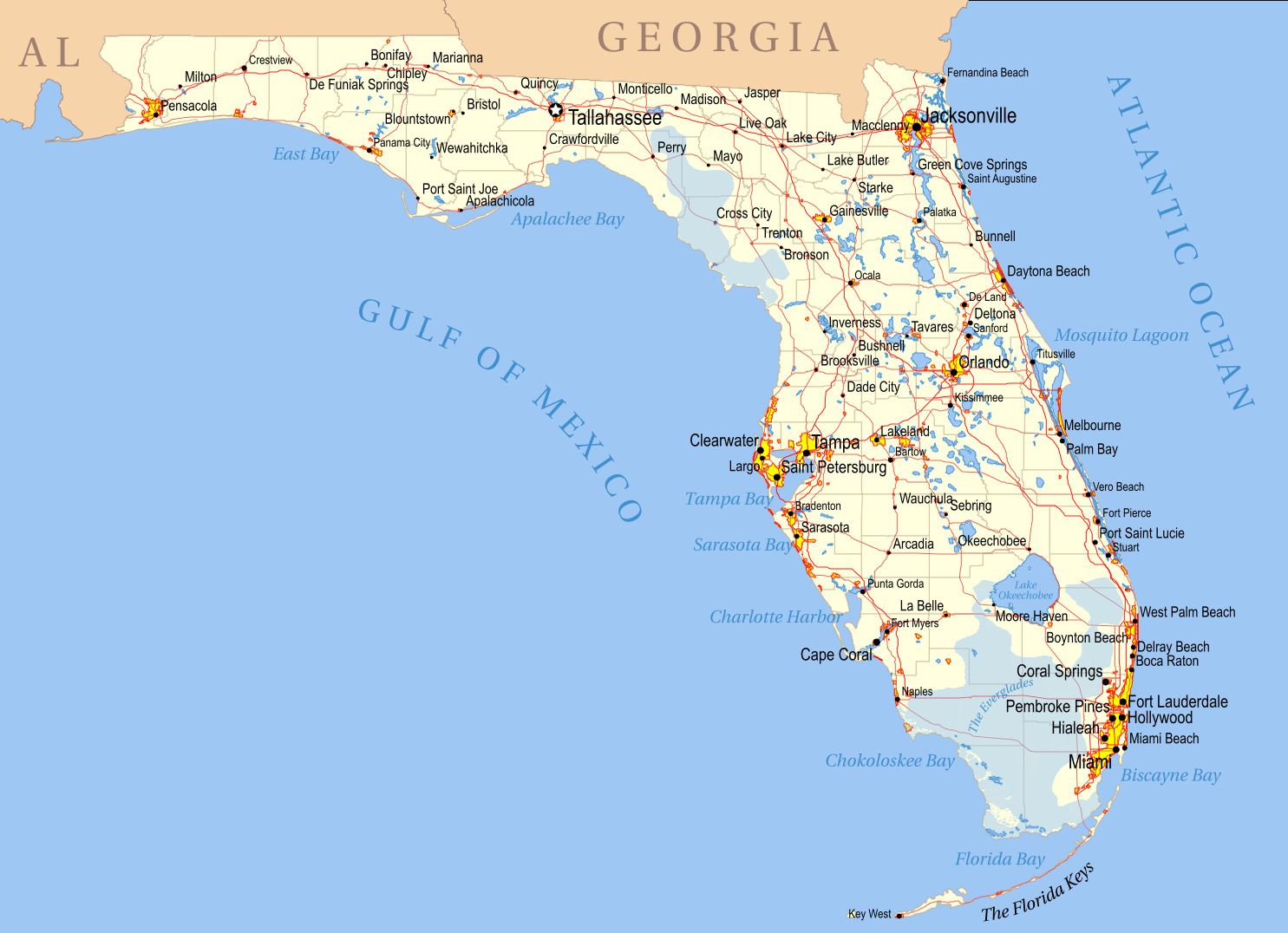 File:florida Political Map Kwh - Wikipedia with regard to Detailed City Map Of Florida