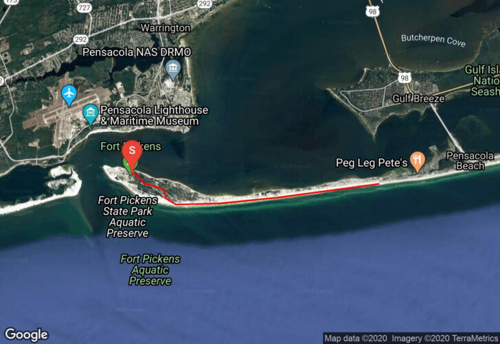 Map of Camino Island Florida