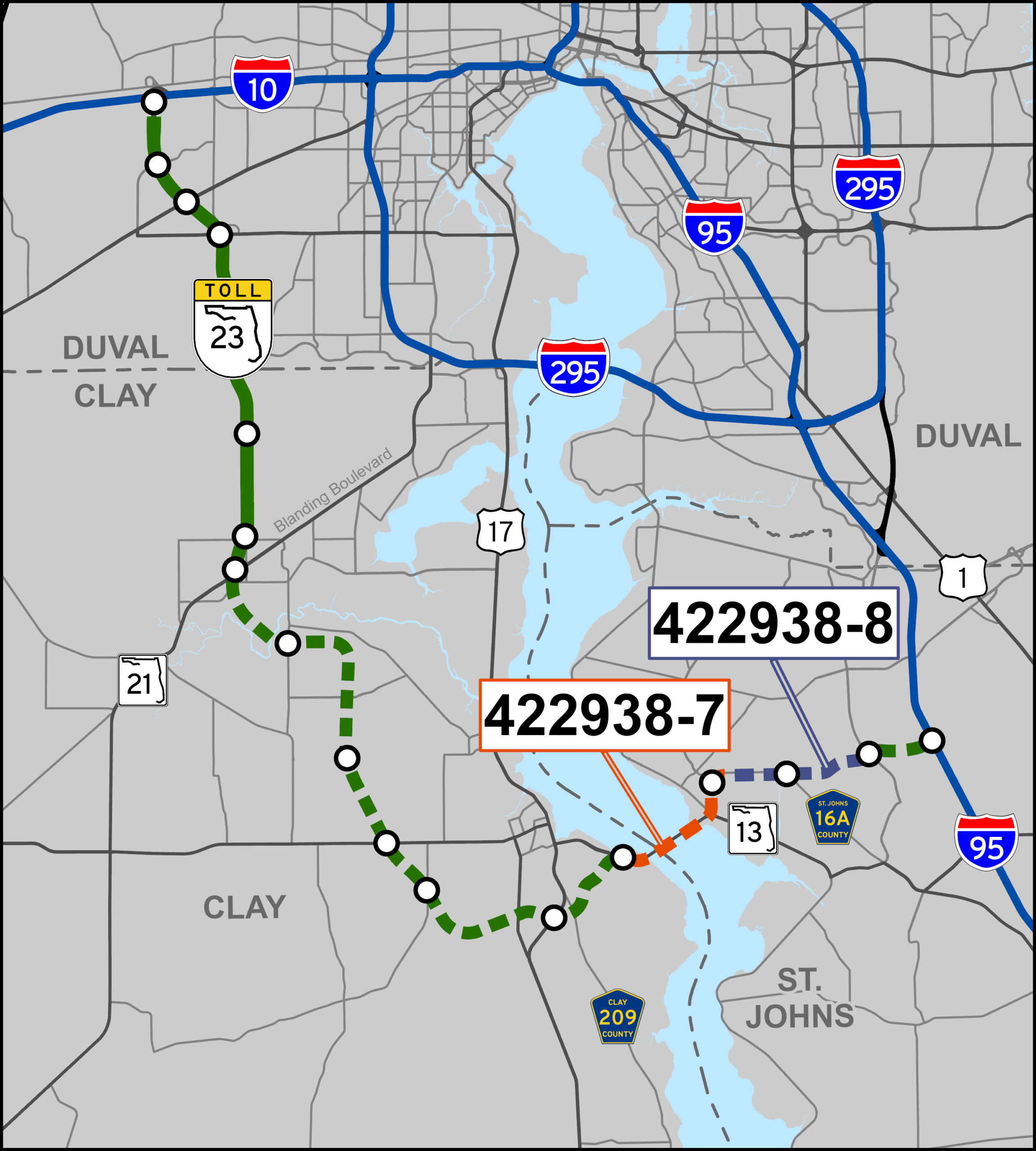 First Coast Expressway – Florida&amp;#039;S Turnpike in Map Of Florida First Coast