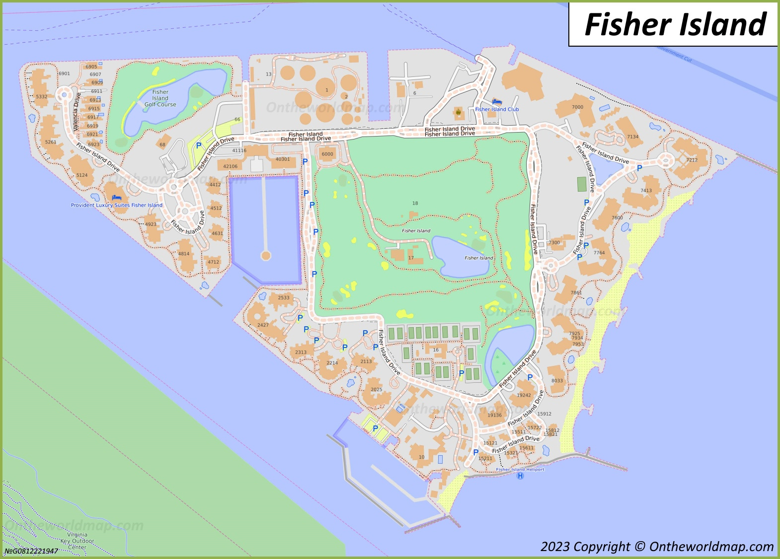 Fisher Island Map | Florida, U.s. | Detailed Maps Of Fisher Island throughout Map Of Fisher Island Florida