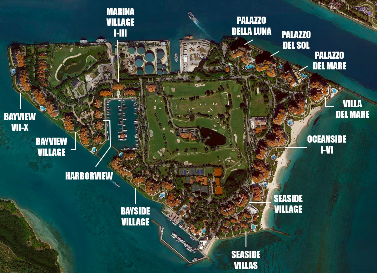 Fisher Island Real Estate &amp;amp; Condos - Luxury Homes For Sale with Map of Fisher Island Florida