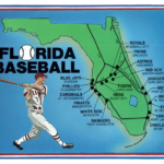 Fl, Florida Mlb Baseball Spring Training Camps Map ~Colorful With Regard To Map Of Spring Training Florida