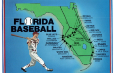Fl, Florida Mlb Baseball Spring Training Camps Map ~Colorful with regard to Map Of Spring Training Florida