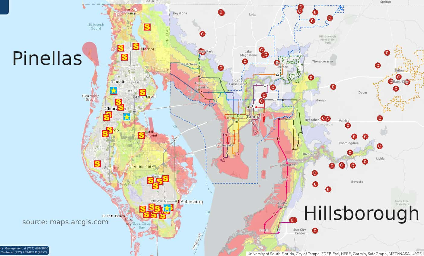 Flood Zones And Flood Insurance In And Around Tampa intended for Flood Zone Map Of Florida