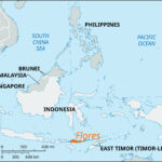 Flores | Indonesia, Island, Culture, Facts, & Map | Britannica Within Map Of Flores Island Indonesia