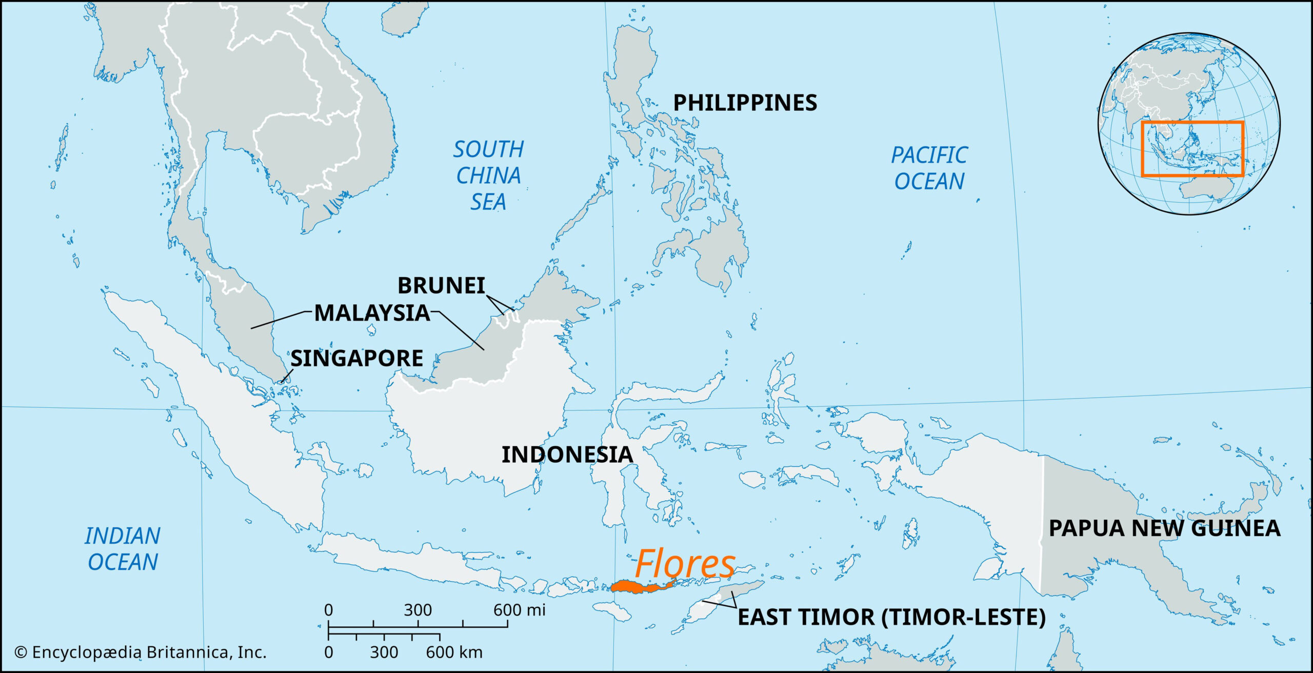 Flores | Indonesia, Island, Culture, Facts, &amp;amp; Map | Britannica within Map Of Flores Island Indonesia