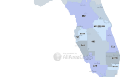 Florida Area Codes - Map, List, And Phone Lookup in Map Of Florida Area Codes