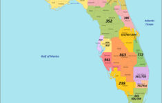Florida Area Codes Map - Ontheworldmap with regard to Map Of Florida Area Codes