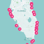 Florida Beaches Map   Panama City, Miami, Fort Lauderdale And More! In Map Of Beaches You Can Drive On In Florida