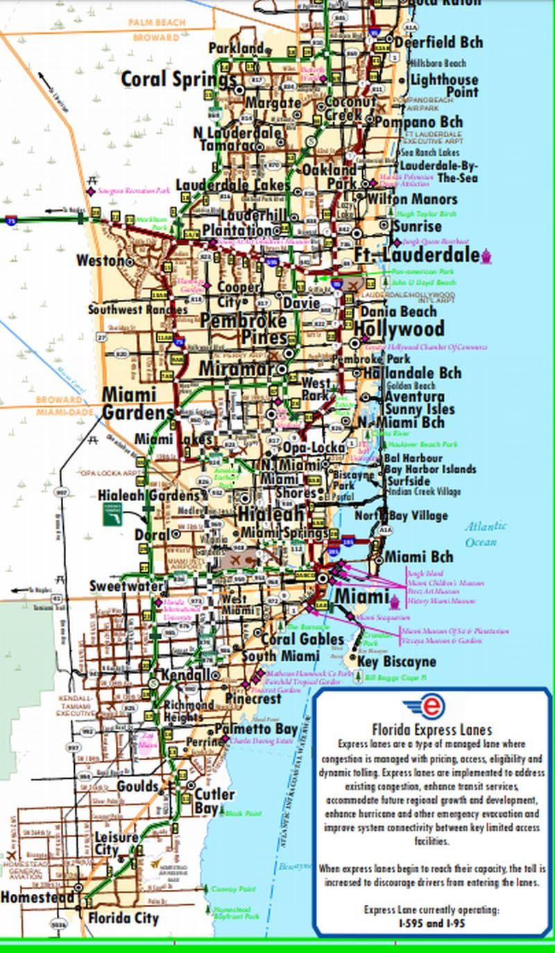 Florida City Maps: Street Maps For 167 Towns And Cities with regard to Cities Of South Florida Map