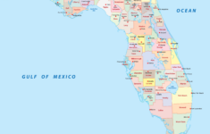Florida Counties Map | Mappr intended for Map of Florida with the Cities