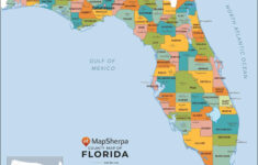 Florida Counties Map - Standard | Stanfords throughout Map of All Counties in Florida