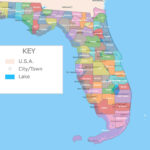 Florida County Map In Map Of Counties In Florida With Cities