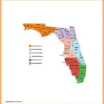 Florida County Map [Map Of Fl Counties And Cities] Throughout Map Of County Lines In Florida