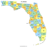 Florida County Map (Printable State Map With County Lines) – Free Inside County Map Of Florida Printable