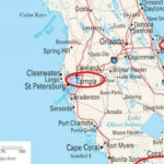 Florida Cruise Port Choices With Cape Canaveral On Map Of Florida