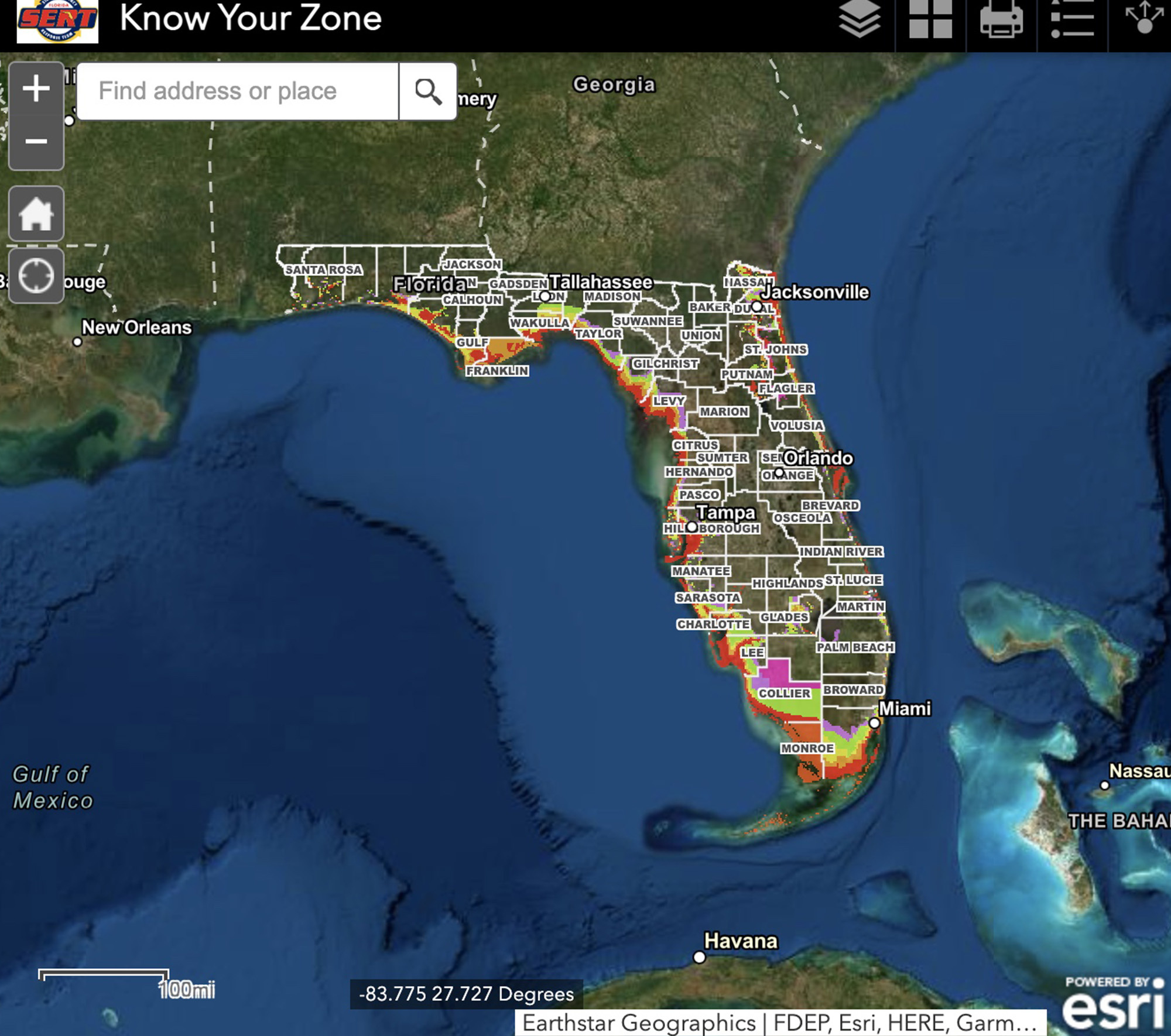 Florida Evacuation Map Shows Who Will Have To Leave Before for Map of Florida Evacuation Areas