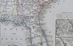 Florida Georgia North & South Carolina Charleston St. Augustine 1850 Meyer  Map intended for Map of North Florida South Georgia