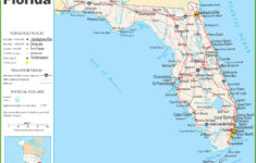 Florida Highway Map - Ontheworldmap for Map of Florida with Highways