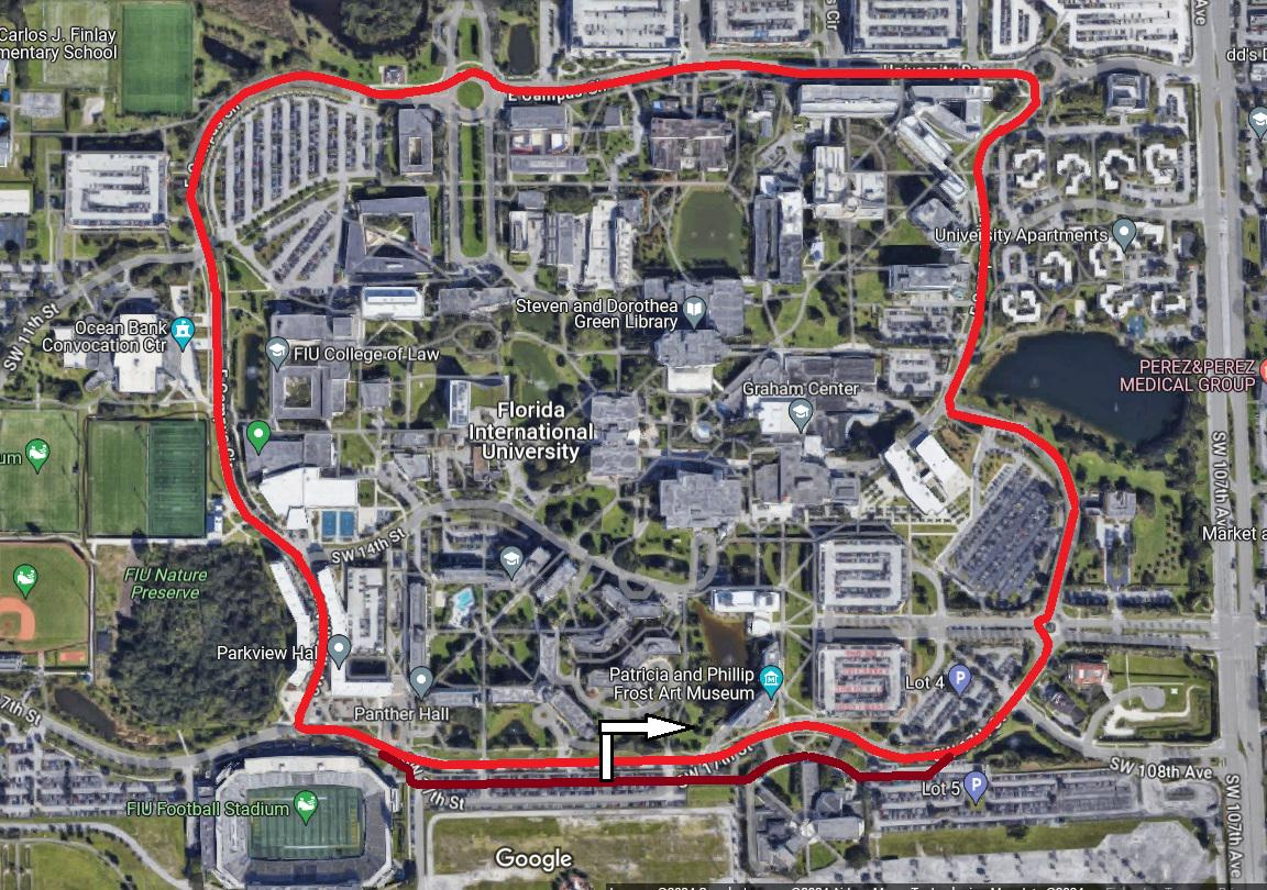 Florida International University Campus Street Circuit : R for University Of Florida Google Maps