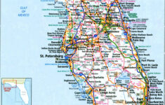 Florida Interstate Highways Map I-4 I-10 I-75 I-95 Road State Free pertaining to Map Of I 75 In Florida