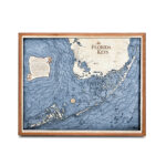 Florida Keys Nautical Map Wall Art   Sea And Soul Charts Pertaining To Nautical Map Of Florida Keys