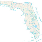 Florida Lakes And Rivers Map   Gis Geography For Map Of Florida With Lakes