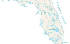 Florida Lakes And Rivers Map - Gis Geography in Map of Rivers in Florida