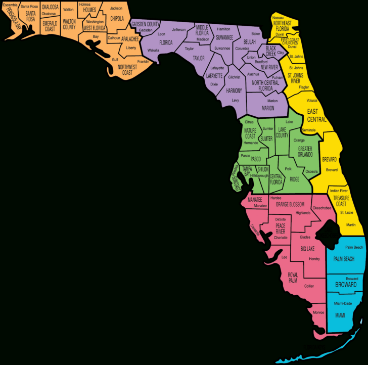 Please Map of Florida