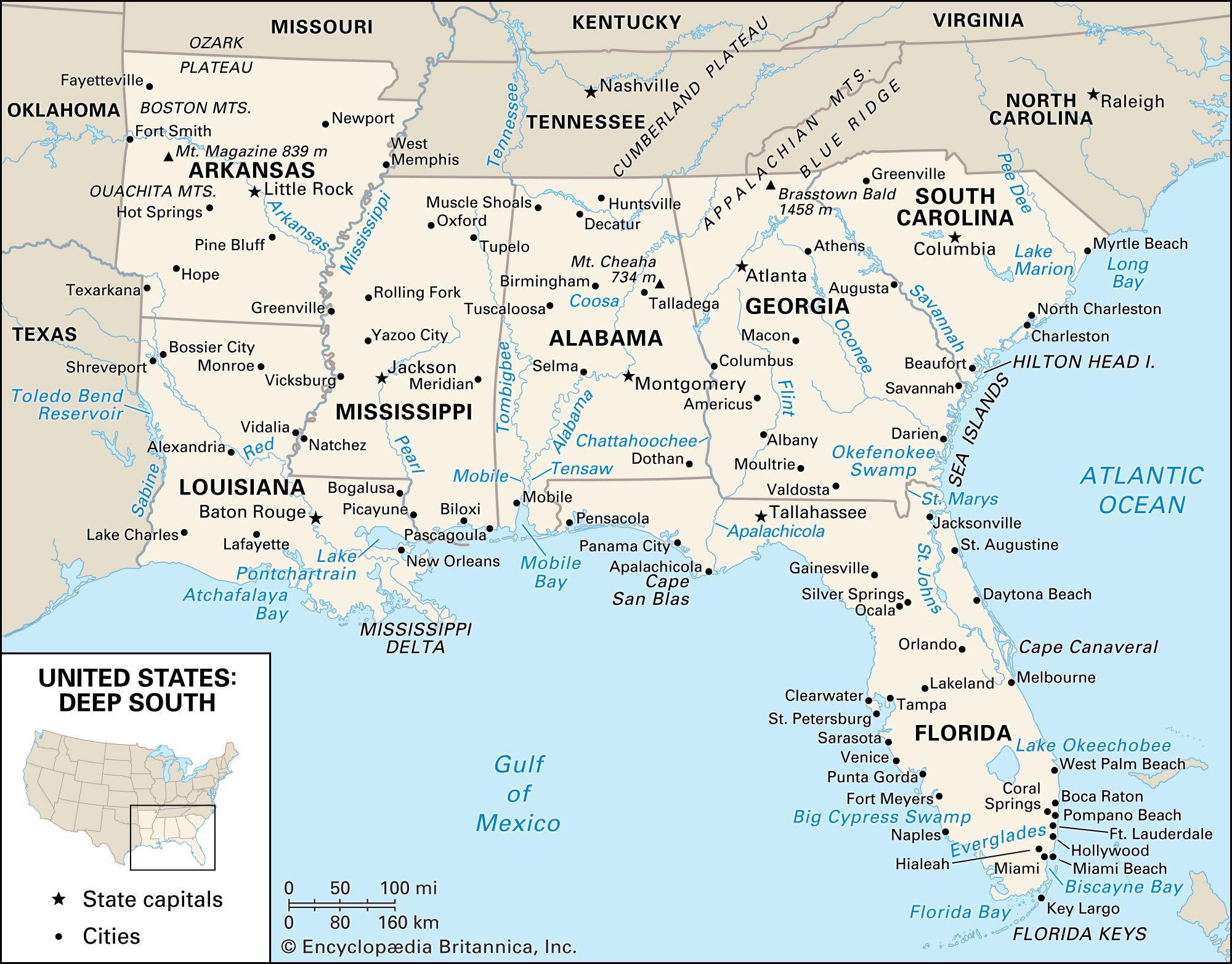 Florida | Map, Population, History, &amp;amp; Facts | Britannica with regard to Map Of Florida And Surrounding States